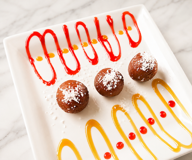 Desserts at INDYA Restaurant and Bar in San Diego