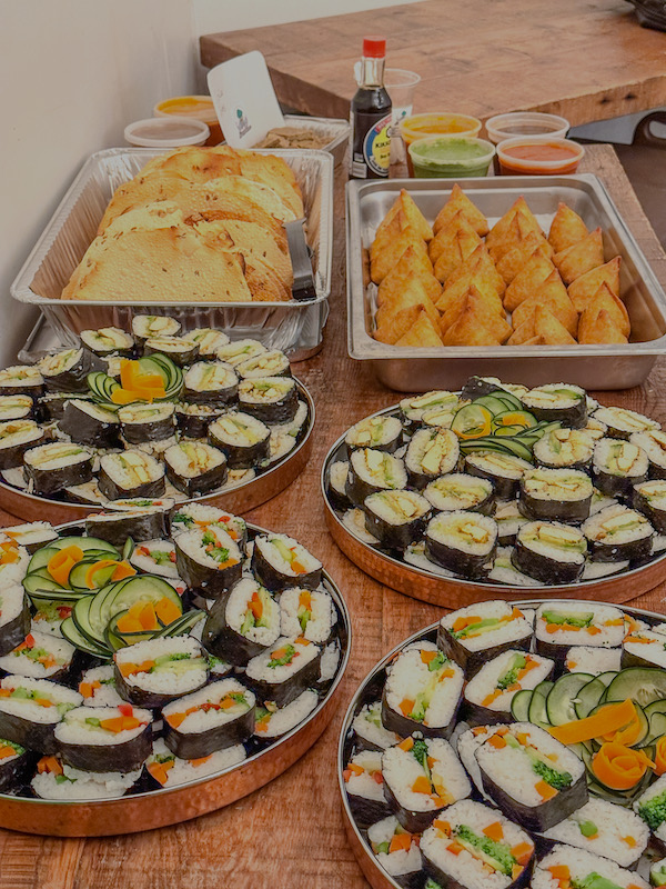 INDYA appetizer station catering for private events in San Diego