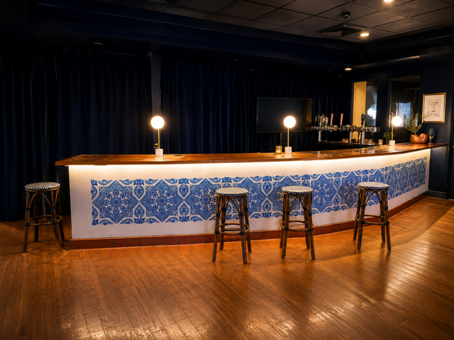 Private bar area for events at INDYA Restaurant and Bar in Clairemont San Diego